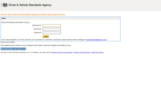 DVSA Online Booking Service - Pearson VUE