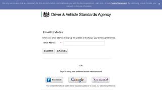 Driver and Vehicle Standards Agency - com.govdelivery.public