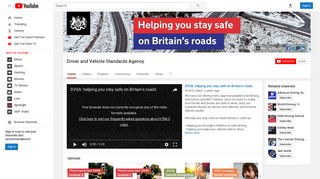 Driver and Vehicle Standards Agency - YouTube