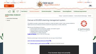 Instructional Technology / Canvas - Deer Valley Unified School District