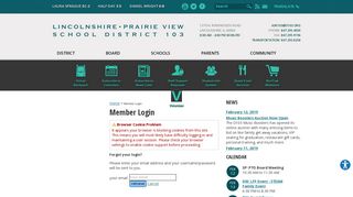 Lincolnshire-Prairie View School District 103: Member Login
