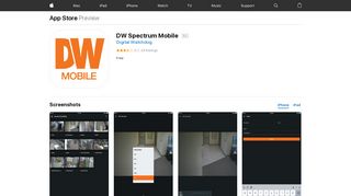 DW Spectrum Mobile on the App Store - iTunes - Apple