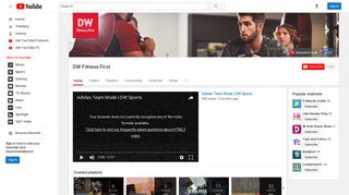 DW Fitness First - YouTube