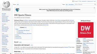 DW Sports Fitness - Wikipedia