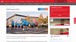 DW Fitness First - England Athletics