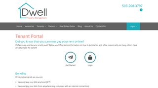 Tenant Portal - Dwell Realty Property Management