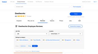 Working at Dwellworks: Employee Reviews | Indeed.com