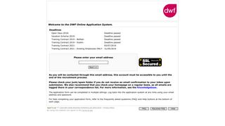 DWF Online Application Form