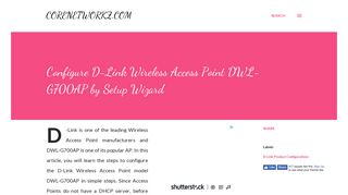 Configure D-Link Wireless Access Point DWL-G700AP by Setup Wizard
