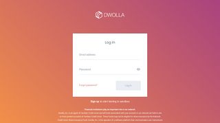 Dwolla | Login