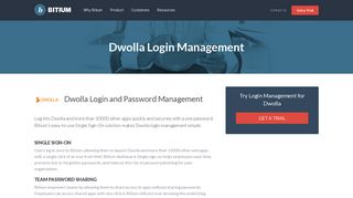 Dwolla Login Management - Team Password Manager - Bitium