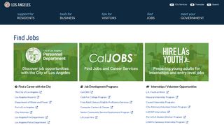 Find Jobs | City of Los Angeles