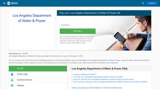 Los Angeles Department of Water & Power (LADWP): Login, Bill Pay ...