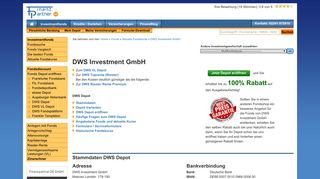 DWS Depot ohne Ausgabeaufschlag Aktuelle DWS Fonds Kurse