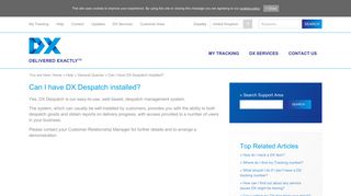 DX Despatch query