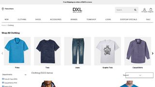 XL Men's Clothing | DXL