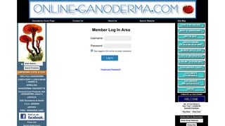 Member Log In - Ganoderma