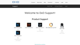 Customer Support - DxO Support!