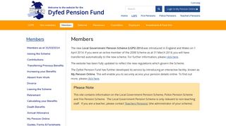 Members | Dyfed Pension Fund