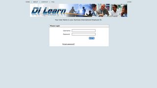 Login for DynCorp LearnCenter
