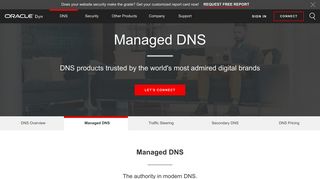 Managed DNS Built On A Battle-Proven Cloud-based DNS ... - Dyn
