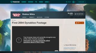 Video - First 2004 Dynablox Footage | Roblox Wikia | FANDOM ...