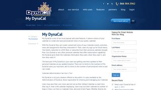 My DynaCal | DynaCal