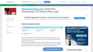 Access dynamaxxonline.com. Dynamaxx International LTD Virtual ...