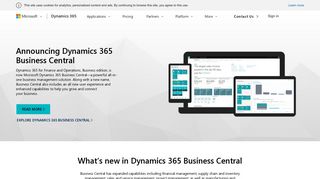 Introducing Dynamics 365 Business Central | Microsoft Dynamics 365