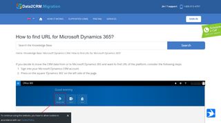 How to find URL for Microsoft Dynamics 365? - Data2CRM.Migration