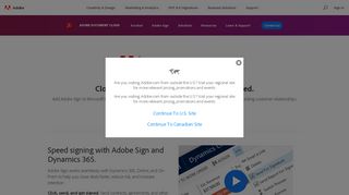 E-signatures for Microsoft Dynamics 365 CRM | Adobe Sign ...