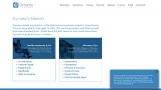 Markets | Dynamo Software