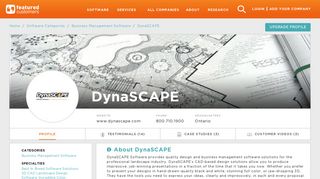 20 Customer Reviews & Customer References of DynaSCAPE ...
