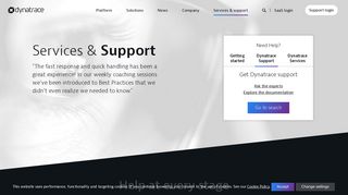 Services & support | Dynatrace