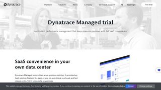 Dynatrace Managed trial | Dynatrace