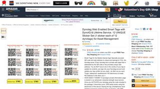 Amazon.com : Dynotag Web/Location Enabled QR Code Smart Tags ...