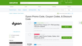 Dyson Vacuum Coupons, Promo Codes & Deals 2019 - Groupon