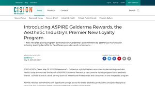 Introducing ASPIRE Galderma Rewards, the Aesthetic Industry's ...