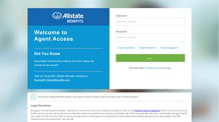 Allstate Benefits - Agent Access