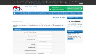 Register A Claim | E&L - E&L Insurance
