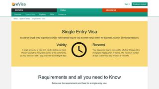 Single Entry - evisa.go.ke | Republic of Kenya Electronic Visa System