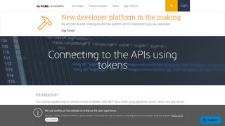 Connecting to the APIs using tokens | e-conomic
