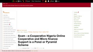 Scam - e-Cooperative Nigeria Online Cooperative and Micro finance ...