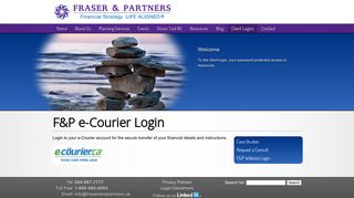 F&P e-Courier Login - Fraser & Partners
