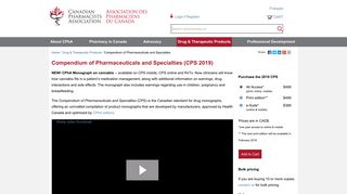 Compendium of Pharmaceuticals and Specialties (CPS) - English