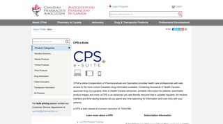 CPS - Canadian Pharmacists Association