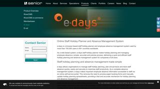 e-days Staff Holiday Planning Software and Absence Management ...