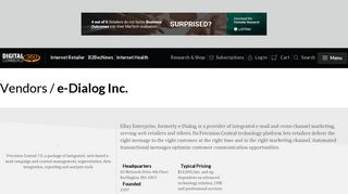 e-Dialog Inc. | Digital Commerce 360