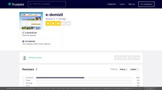 e-domizil Reviews | Read Customer Service Reviews of e-domizil.de