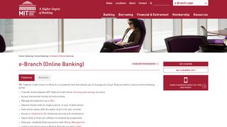 e-Branch, Online Banking, RDC | MIT Federal Credit Union